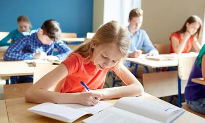 school meisje